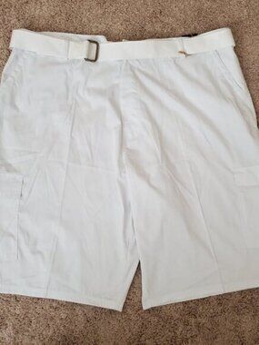 Red Iodine Men's White Cargo Short SZ 46